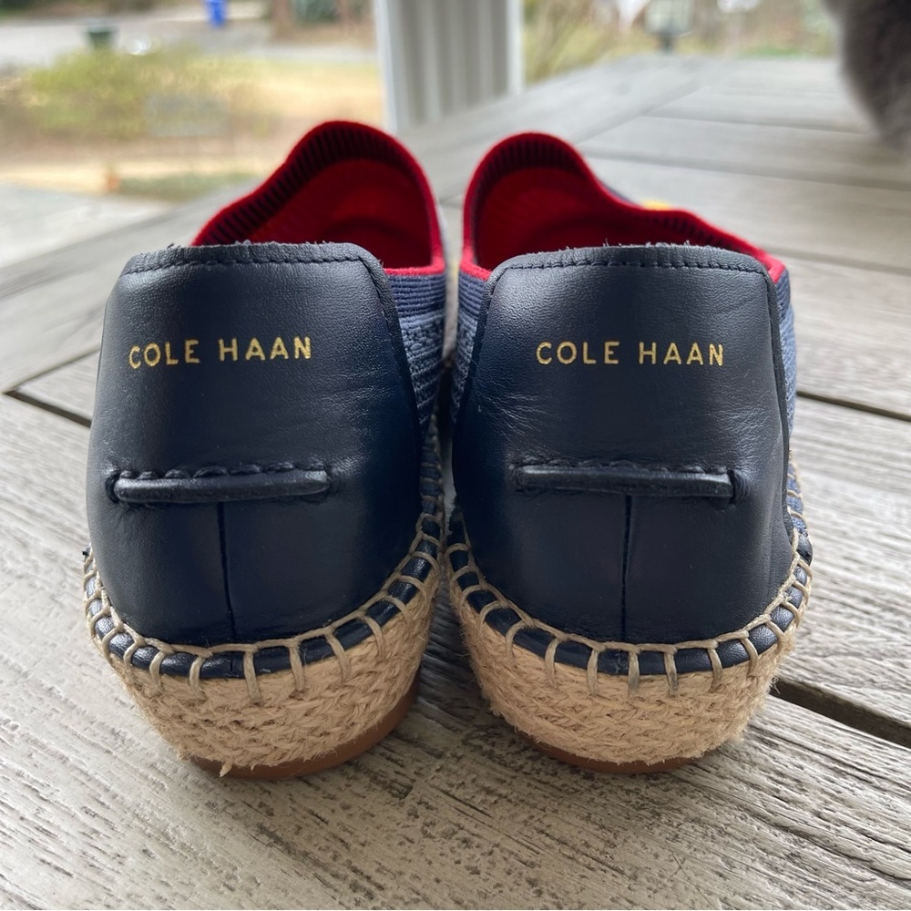 Cole Haan Cloudfeel Multicolored Stretch Knit Espadrilles Womens Size 8 - Picture 5 of 9